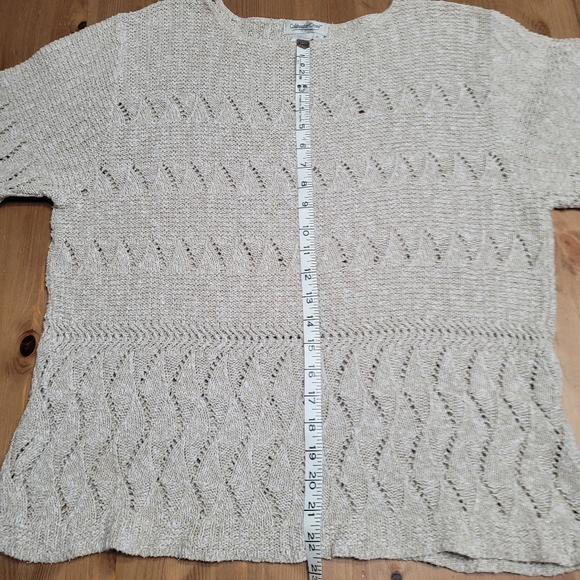 Coldwater Creek Multi-Stitch 3/4 Sleeve Sweater - Picture 10 of 11